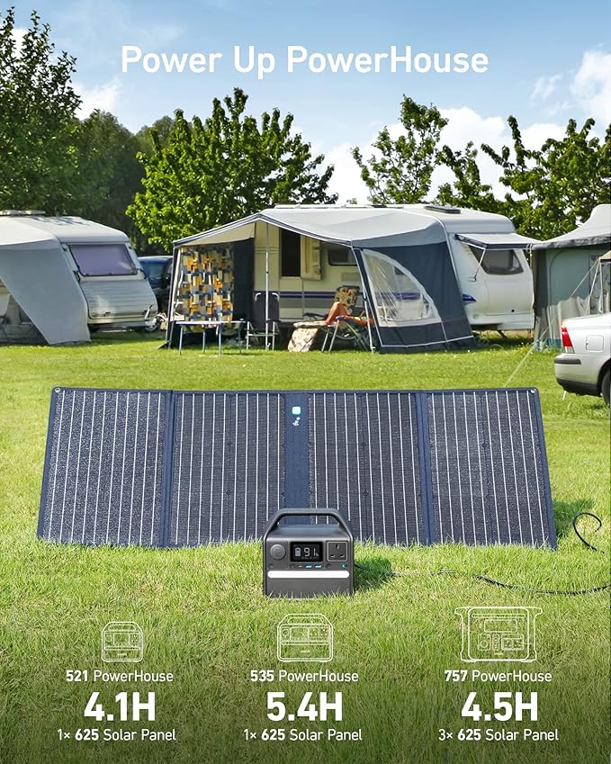 Panel Solar Anker 625 (100W): análisis del panel solar plegable para camping y autocaravana